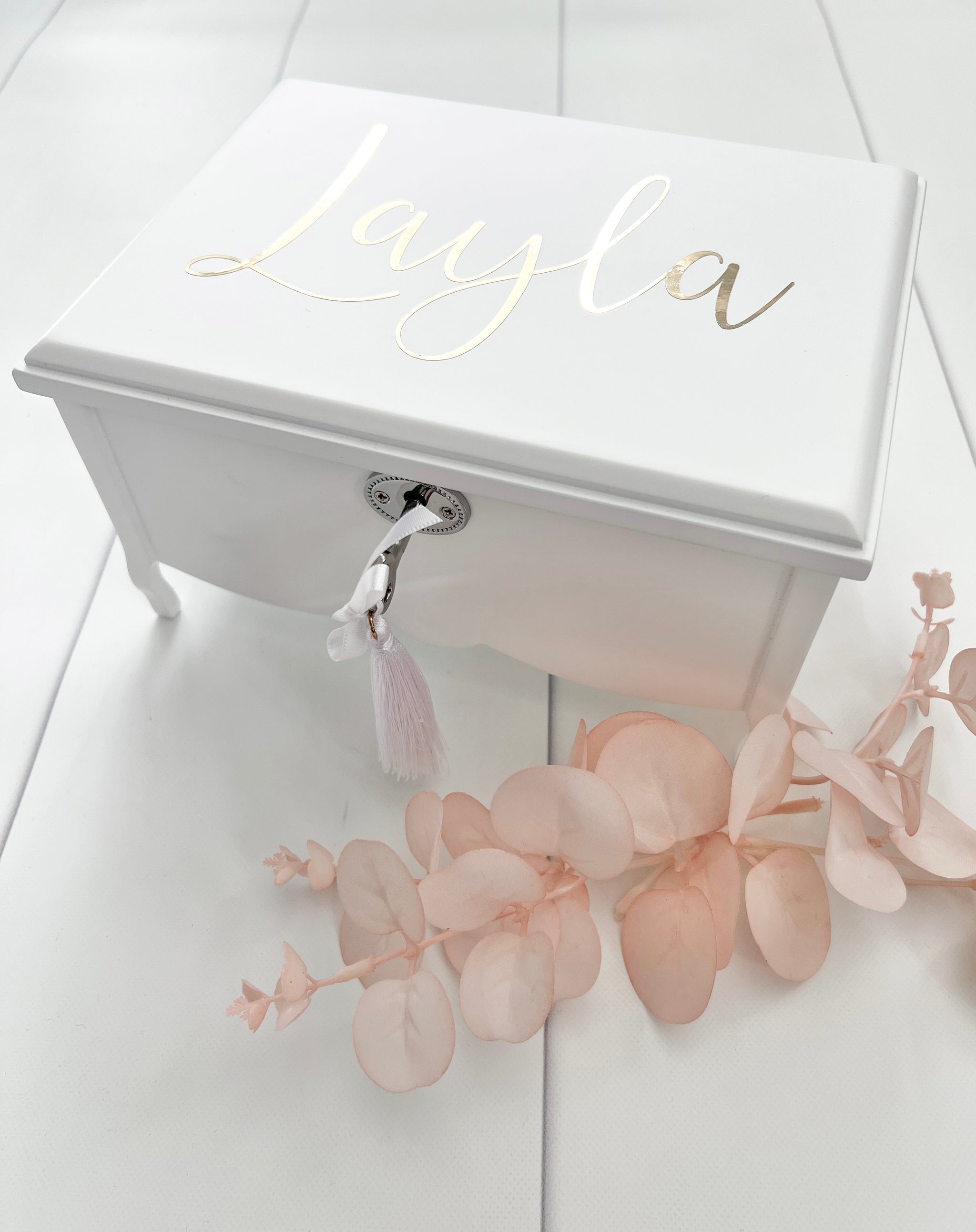 Jewellery Box -WHITE – Sweet Beginnings